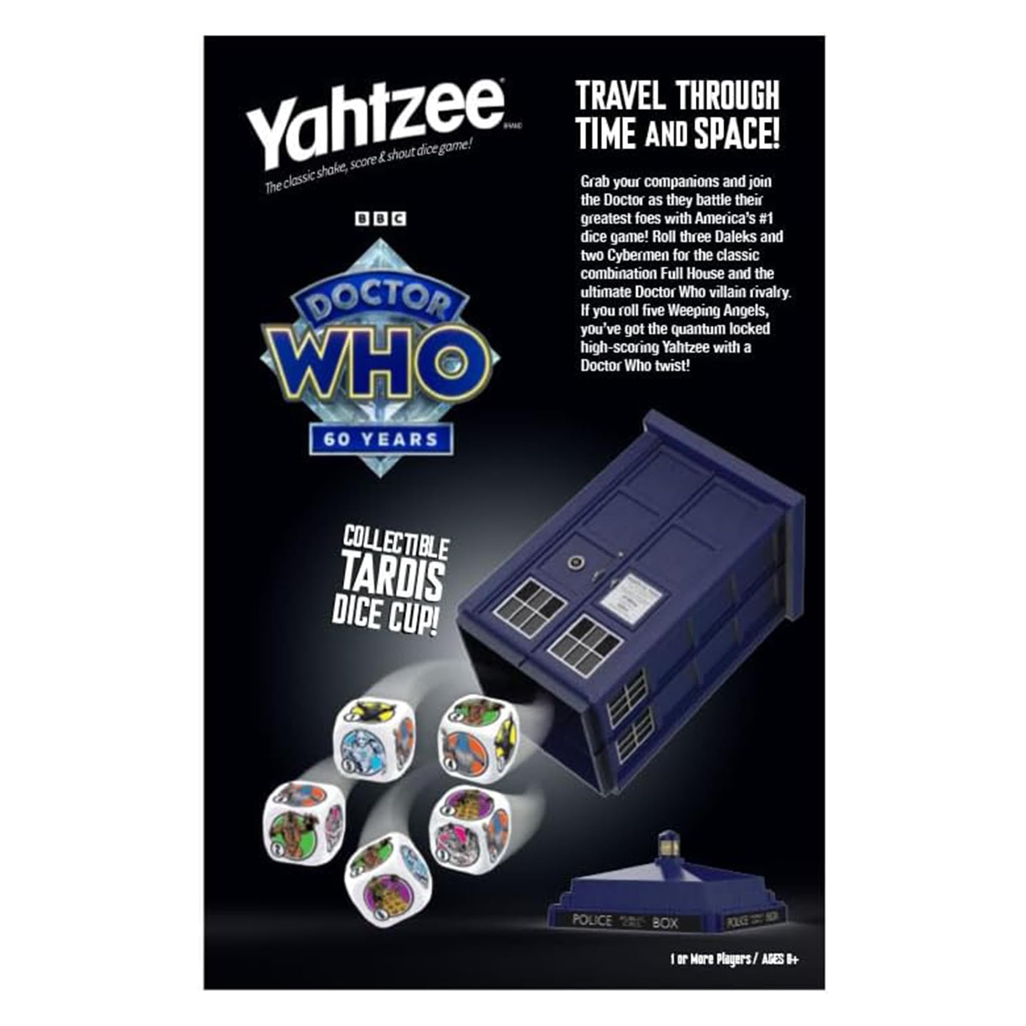 Foto 5 | Juego de Mesa Yahtzee: Doctor Who Tardis 60th Anniversary - Venta Internacional