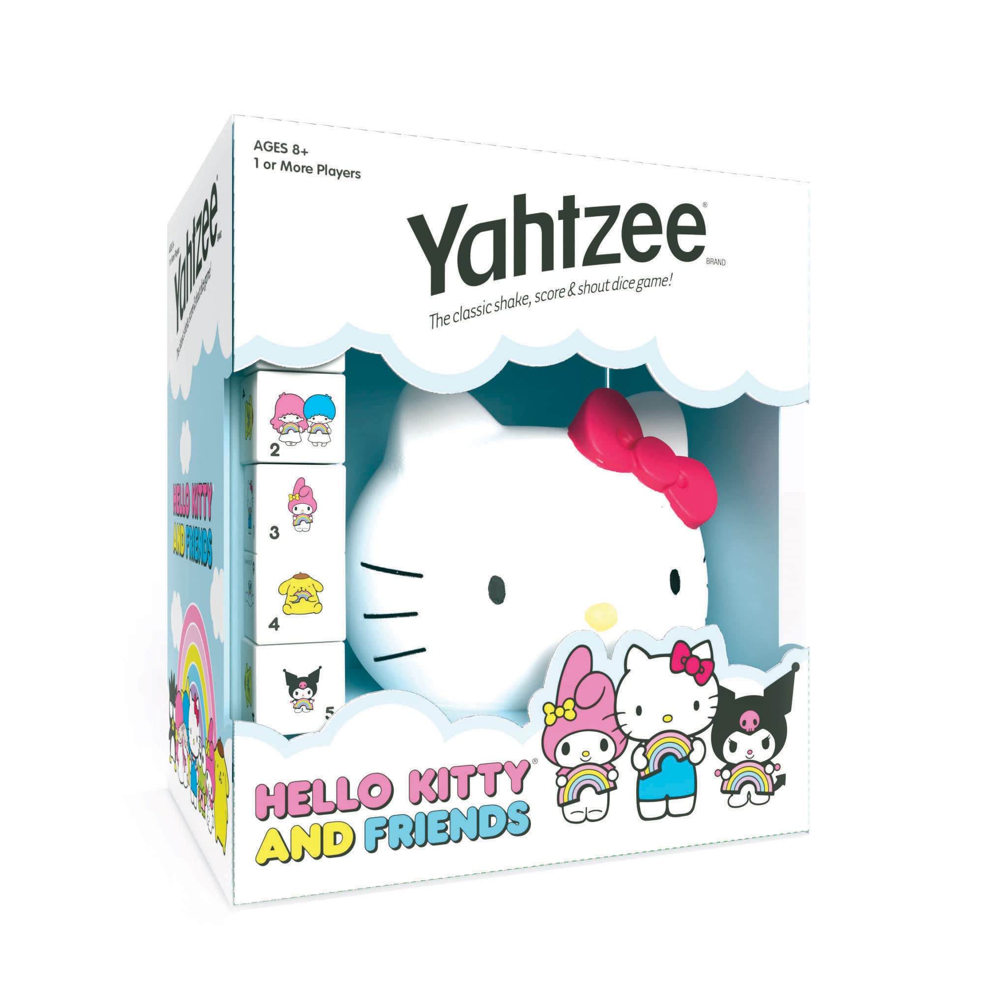 Juego De Dados Usaopoly Yahtzee Hello Kitty & Friends Con Copa - Venta Internacional