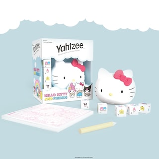 Foto 3 | Juego De Dados Usaopoly Yahtzee Hello Kitty & Friends Con Copa - Venta Internacional