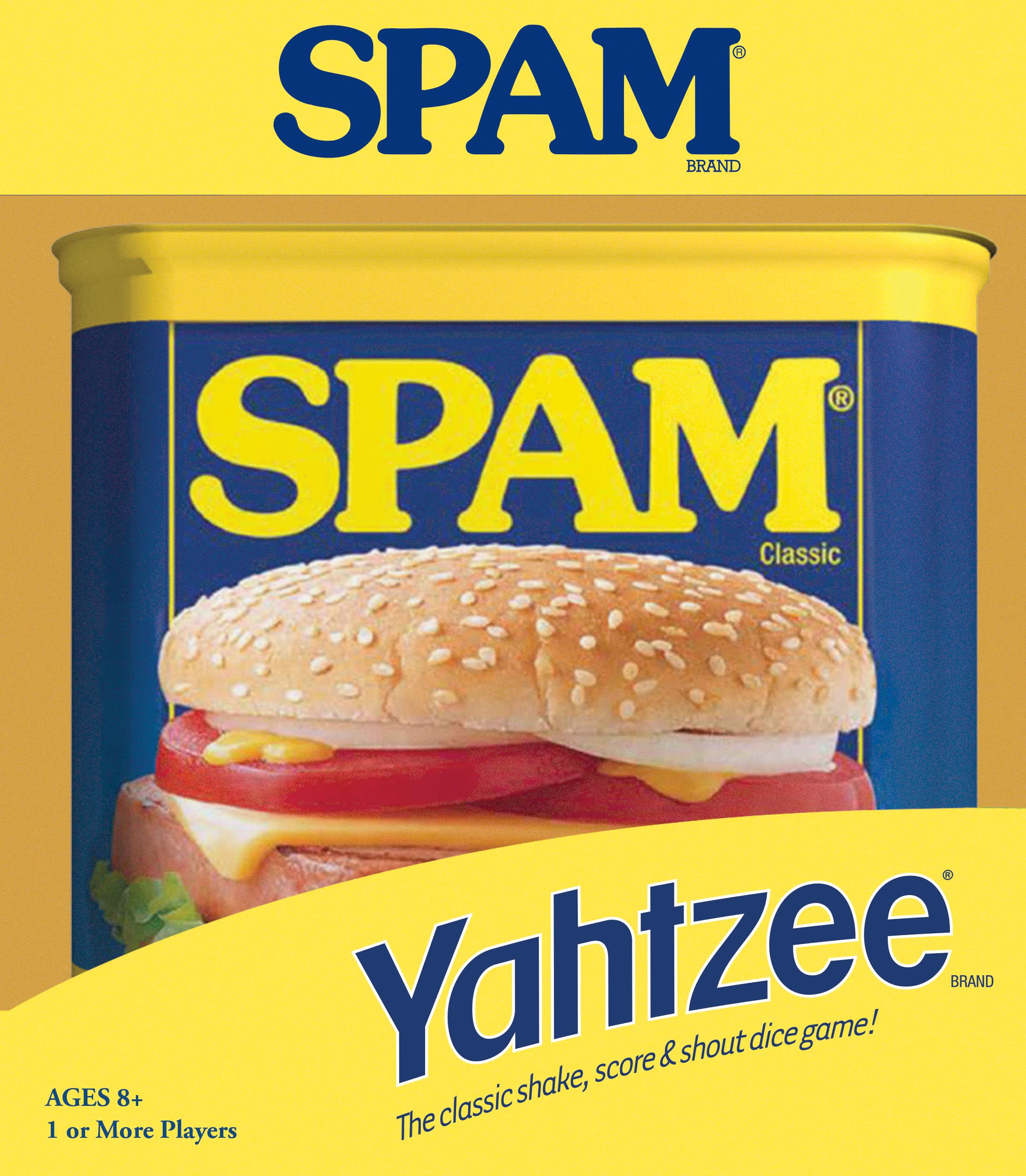 Foto 7 pulgar | Juego Coleccionable De Yahtzee Yahtzee Spam Brand Con Dados Personalizados - Venta Internacional.