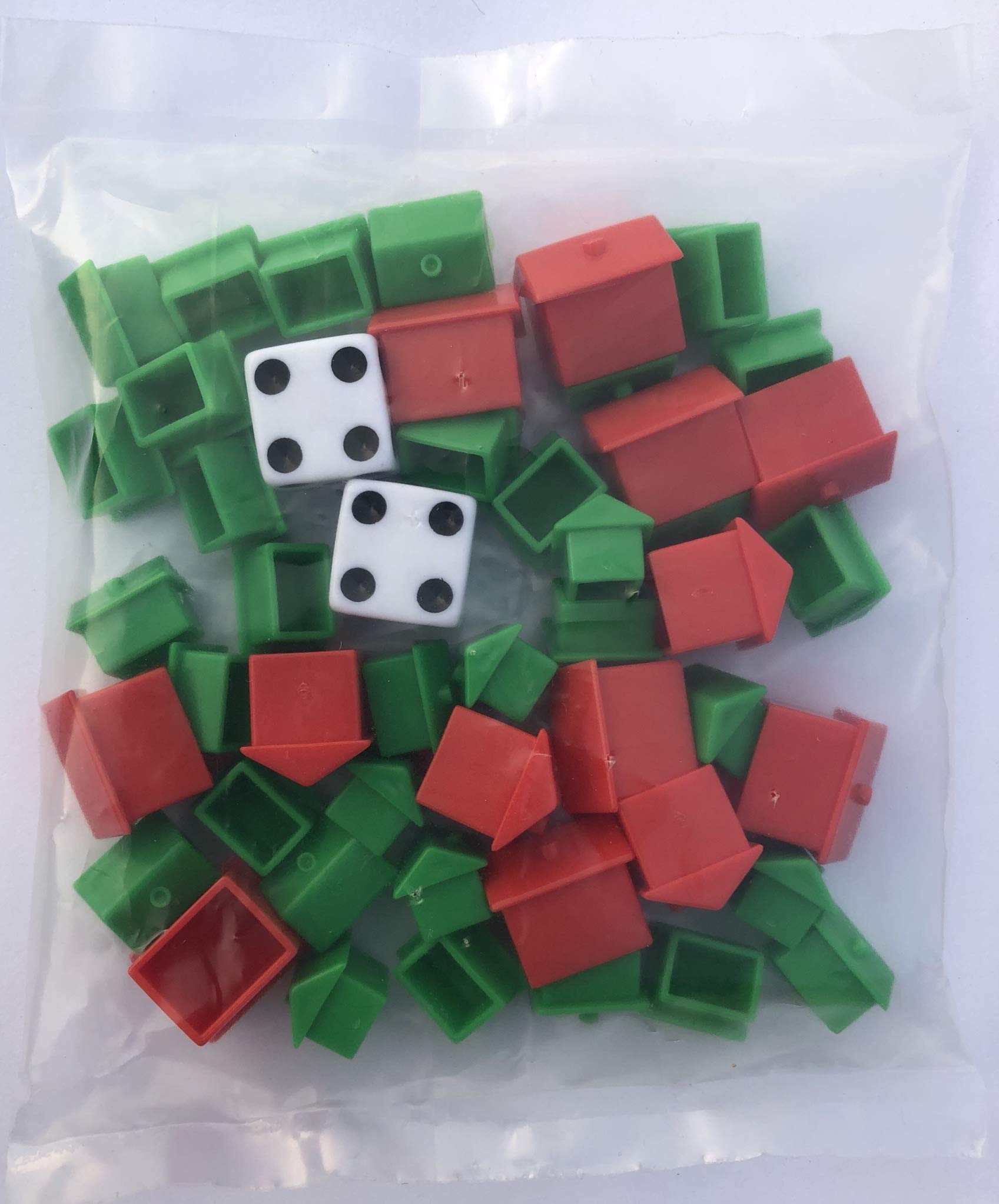 Foto 1 | Paquete De Recambio Monopoly Hotel And House Con Dados Hasbro - Venta Internacional.