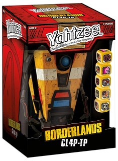 Foto 1 | Juego Yahtzee Usapoly Borderlands Cl4p-tp Con Copa Coleccionable - Venta Internacional.
