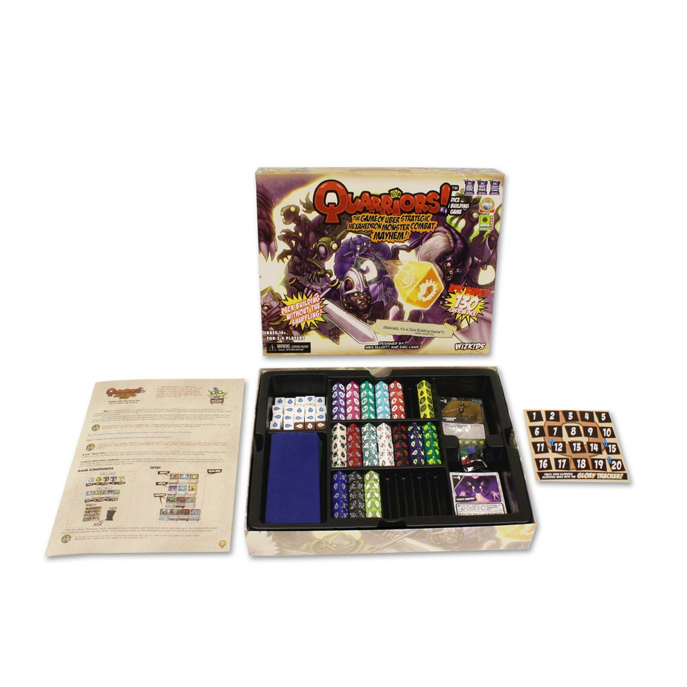 Foto 2 pulgar | Juego De Mesa Wizkids Quarriors! ¡juego De Construcción De Dados! - Venta Internacional.