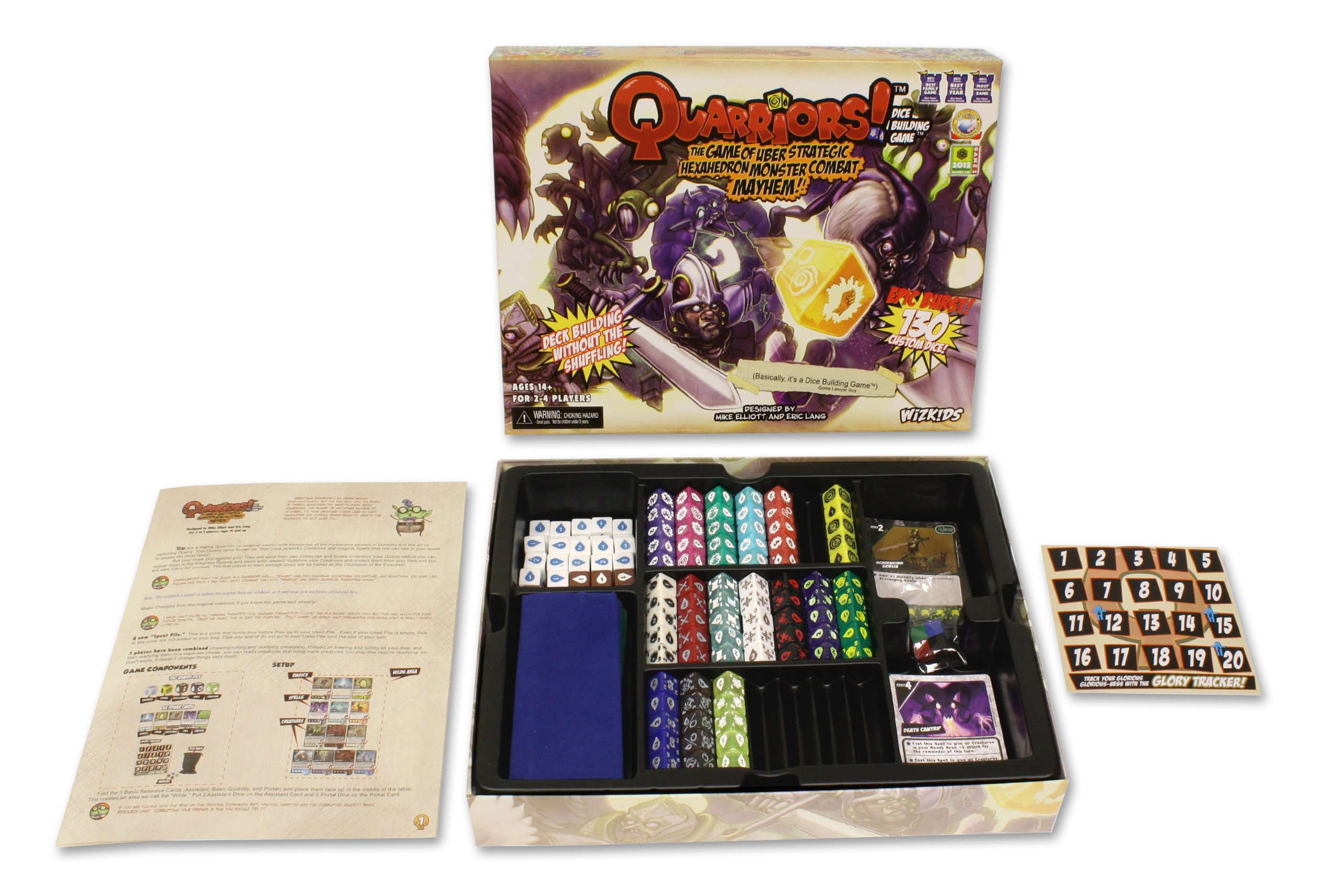 Foto 3 pulgar | Juego De Mesa Wizkids Quarriors! ¡juego De Construcción De Dados! - Venta Internacional.