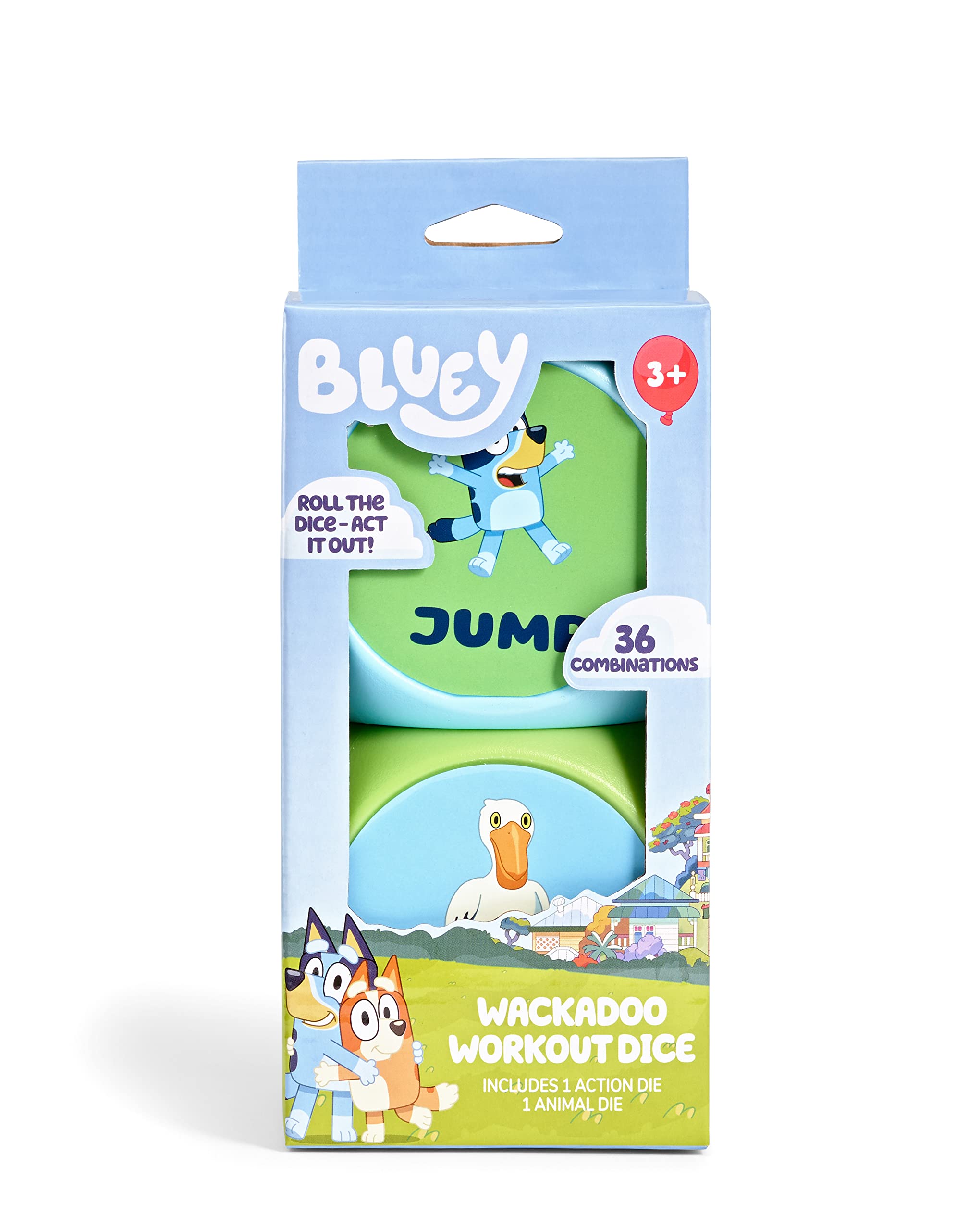 Foto 2 pulgar | Juego Bluey Wackadoo Dice Imagination Act Out Family Para Todas Las Edades - Venta Internacional.