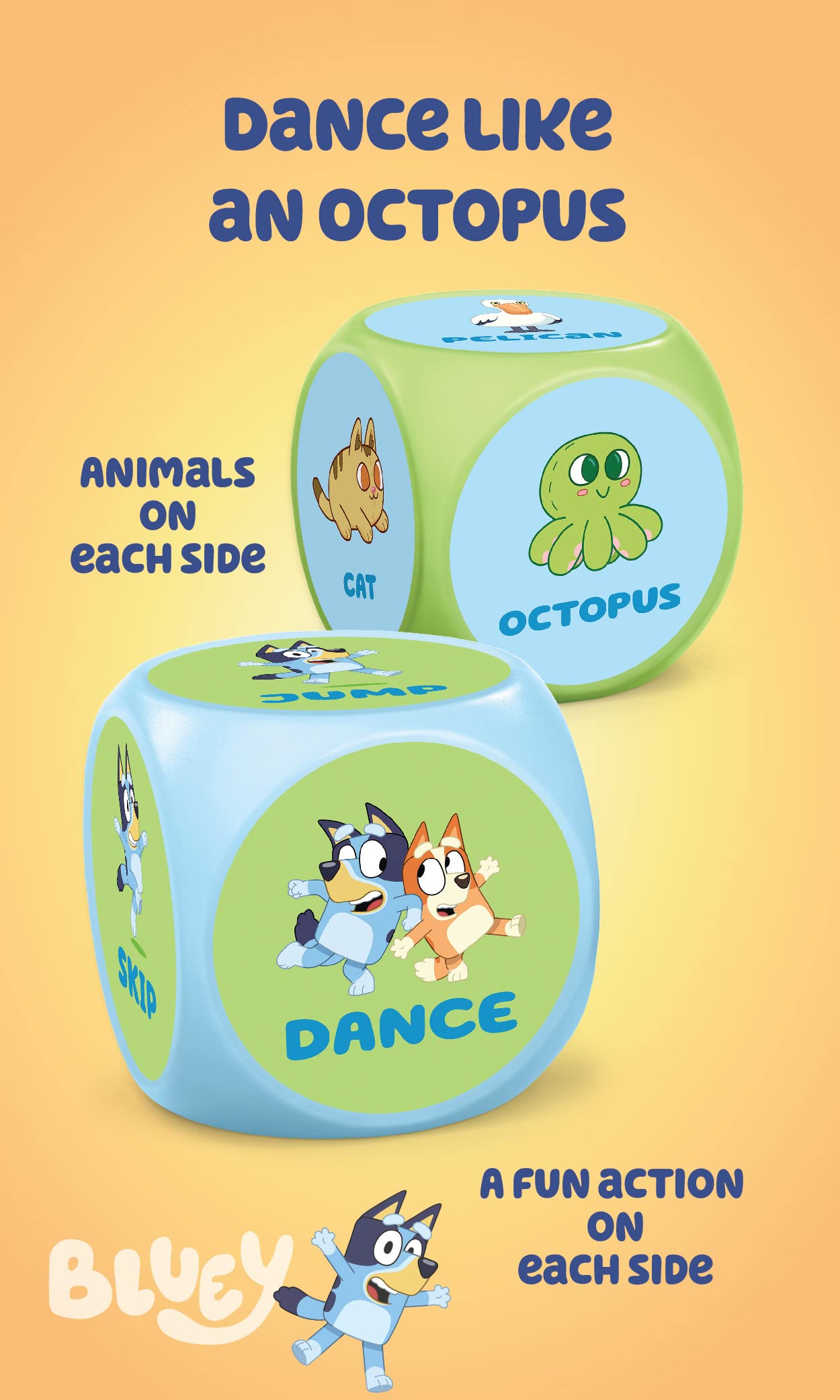 Foto 4 pulgar | Juego Bluey Wackadoo Dice Imagination Act Out Family Para Todas Las Edades - Venta Internacional.