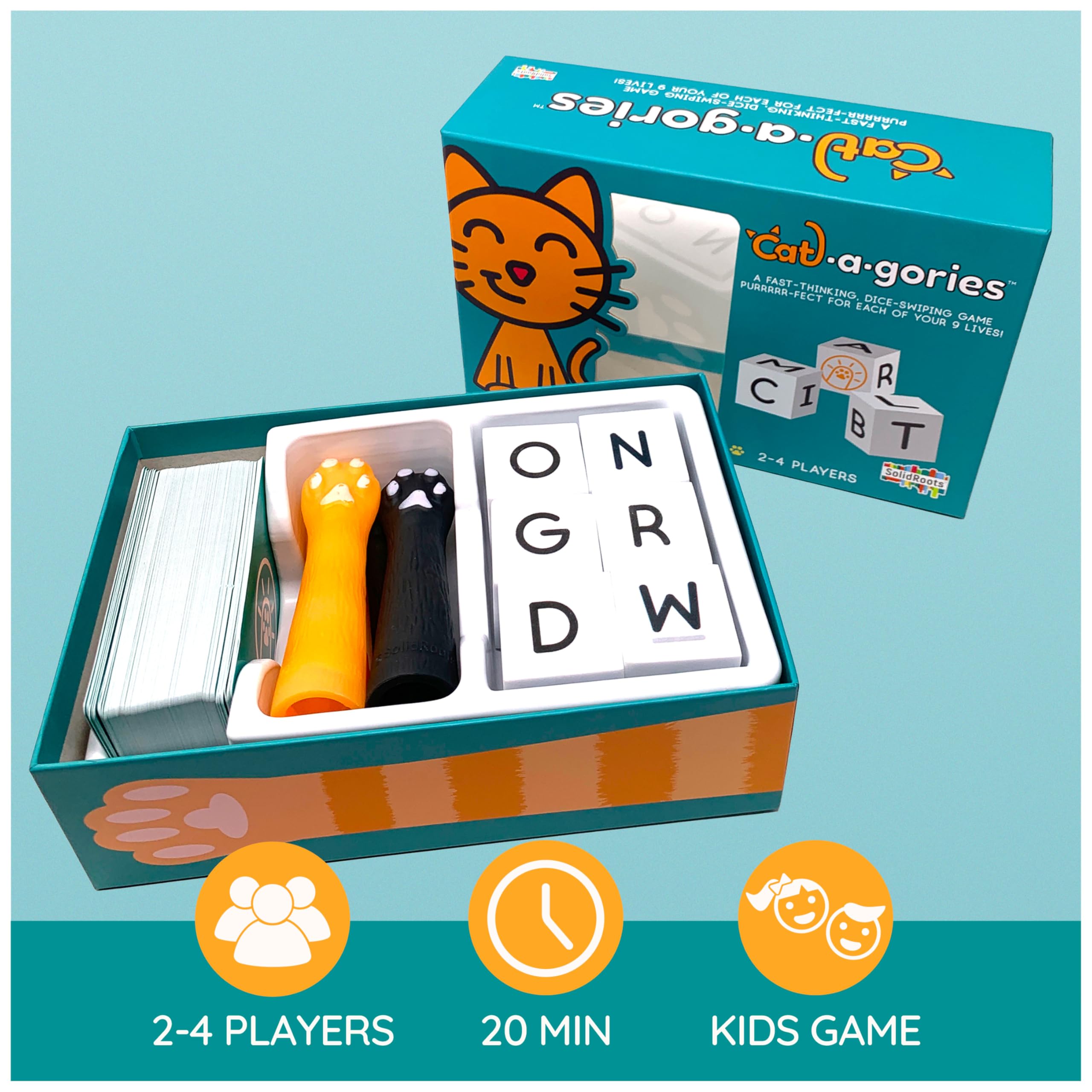 Foto 3 pulgar | Juego De Dados Spin Master Games Solidroots Cat-a-gories Desde Hace Más De 6 Años - Venta Internacional.