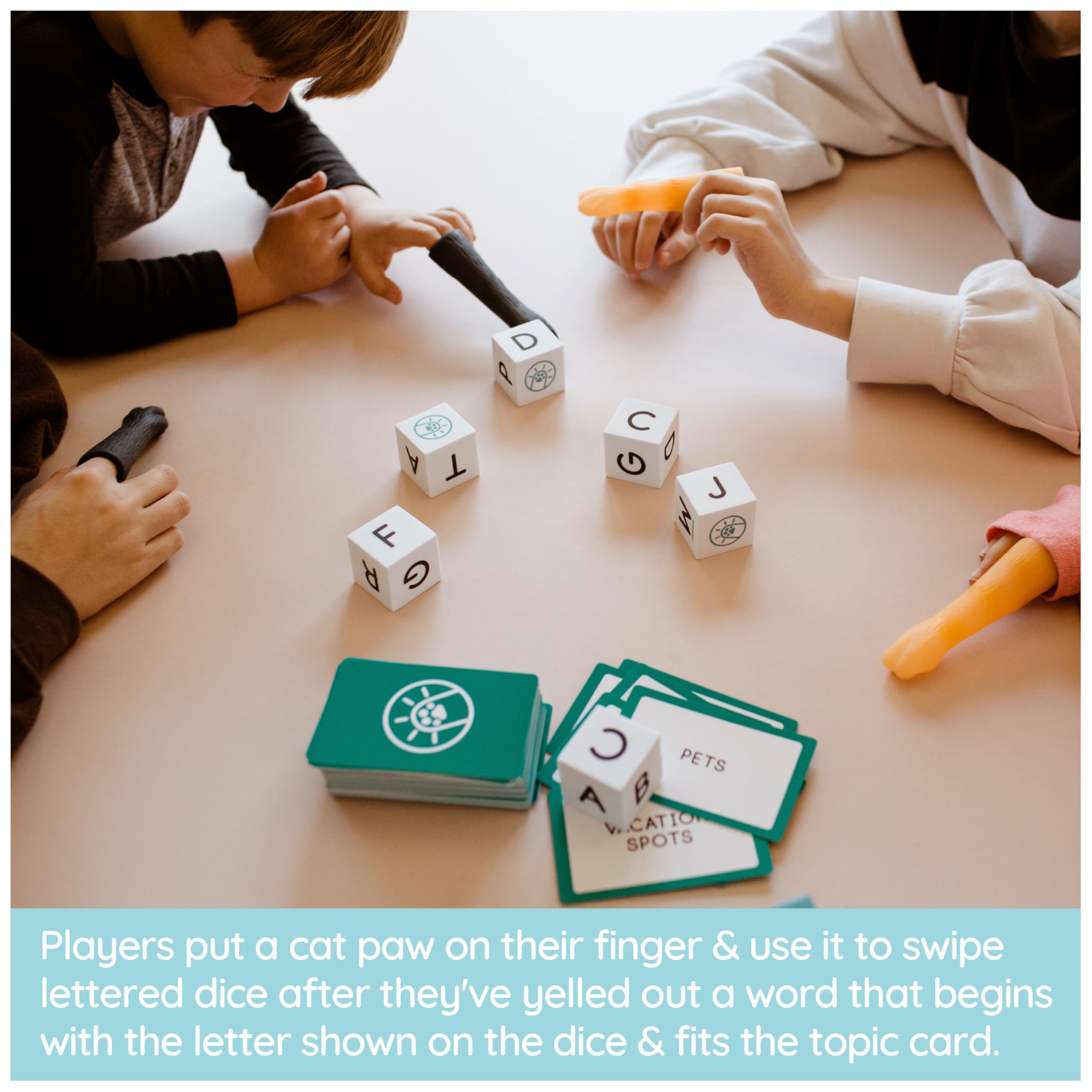 Foto 4 | Juego De Dados Spin Master Games Solidroots Cat-a-gories Desde Hace Más De 6 Años - Venta Internacional.