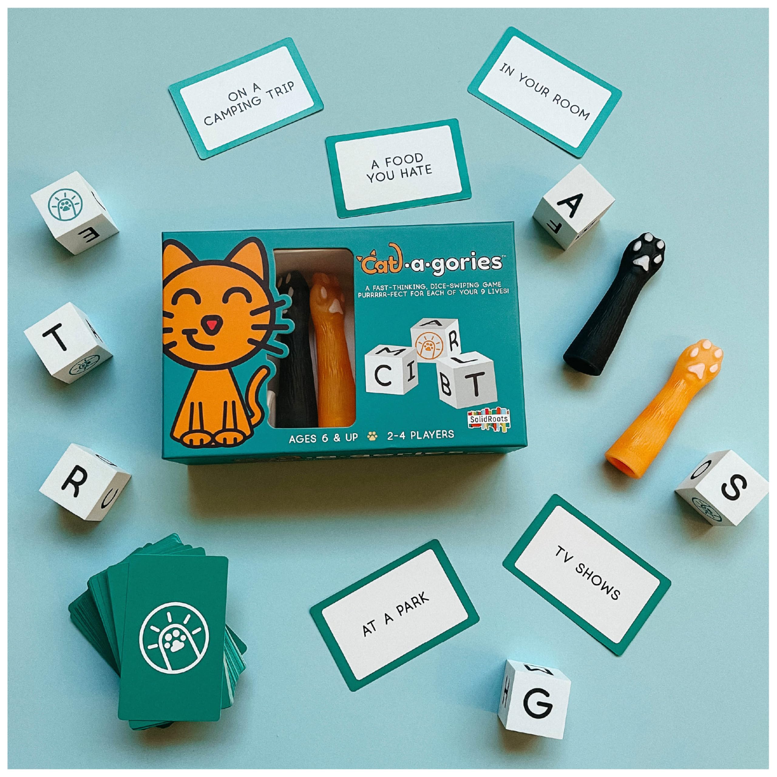 Foto 7 pulgar | Juego De Dados Spin Master Games Solidroots Cat-a-gories Desde Hace Más De 6 Años - Venta Internacional.