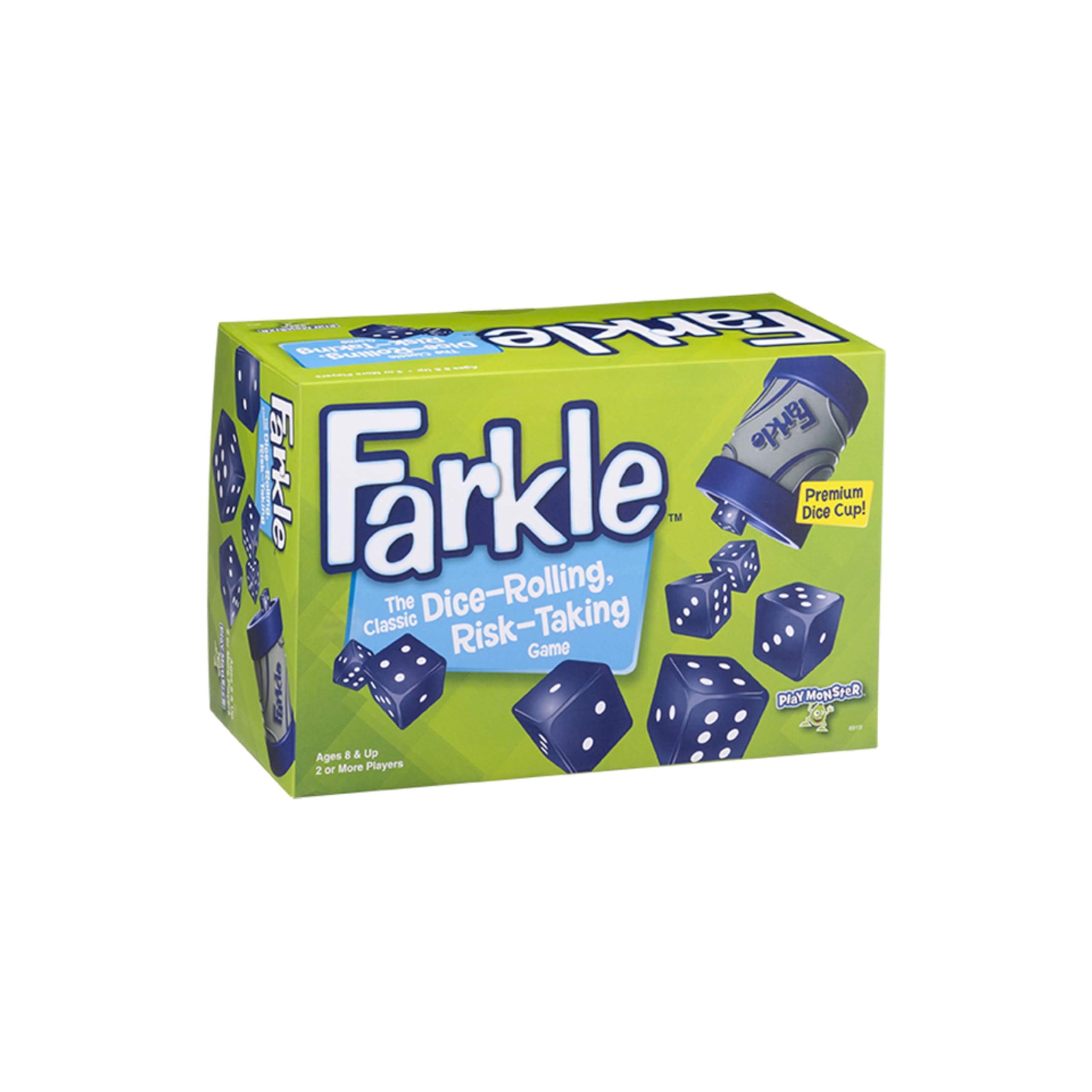 Foto 2 pulgar | Juego De Dados Playmonster Farkle Classic Con Copa De Dados Y Hojas De Puntuación - Venta Internacional.