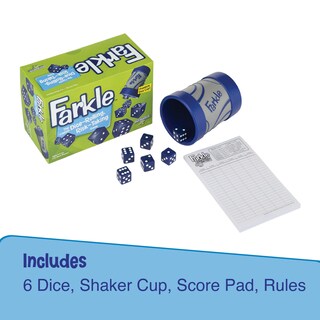 Foto 2 | Juego De Dados Playmonster Farkle Classic Con Copa De Dados Y Hojas De Puntuación - Venta Internacional.