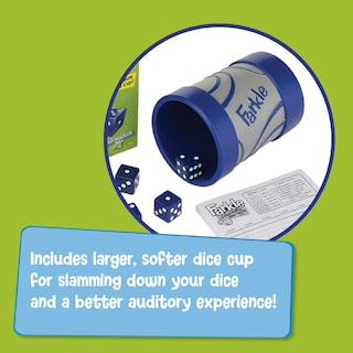 Foto 6 | Juego De Dados Playmonster Farkle Classic Con Copa De Dados Y Hojas De Puntuación - Venta Internacional.