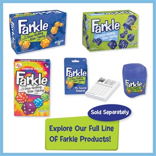 Foto 7 | Juego De Dados Playmonster Farkle Classic Con Copa De Dados Y Hojas De Puntuación - Venta Internacional.