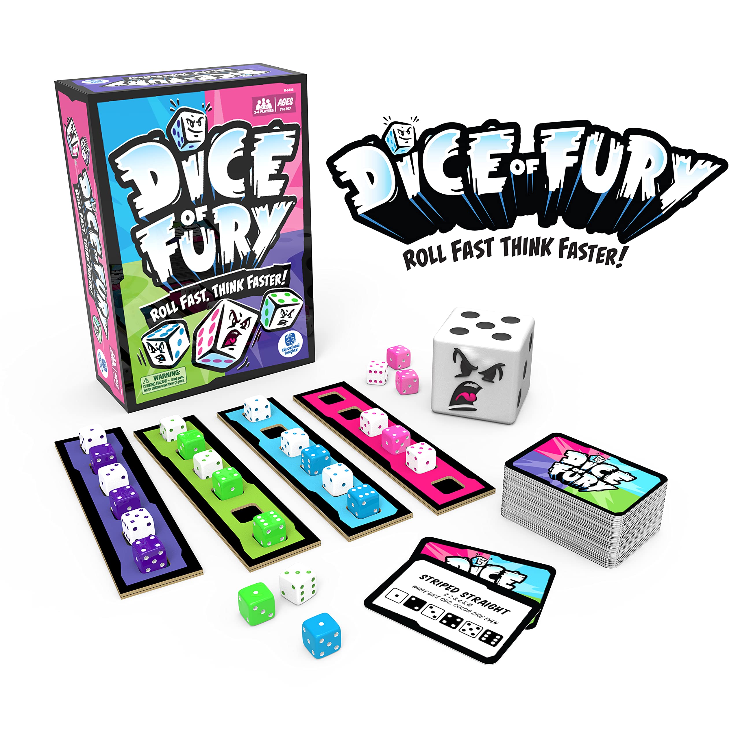 Foto 2 pulgar | Información Educativa Sobre El Juego De Dados Dice Of Fury Para Mayores De 7 Años - Venta Internacional.