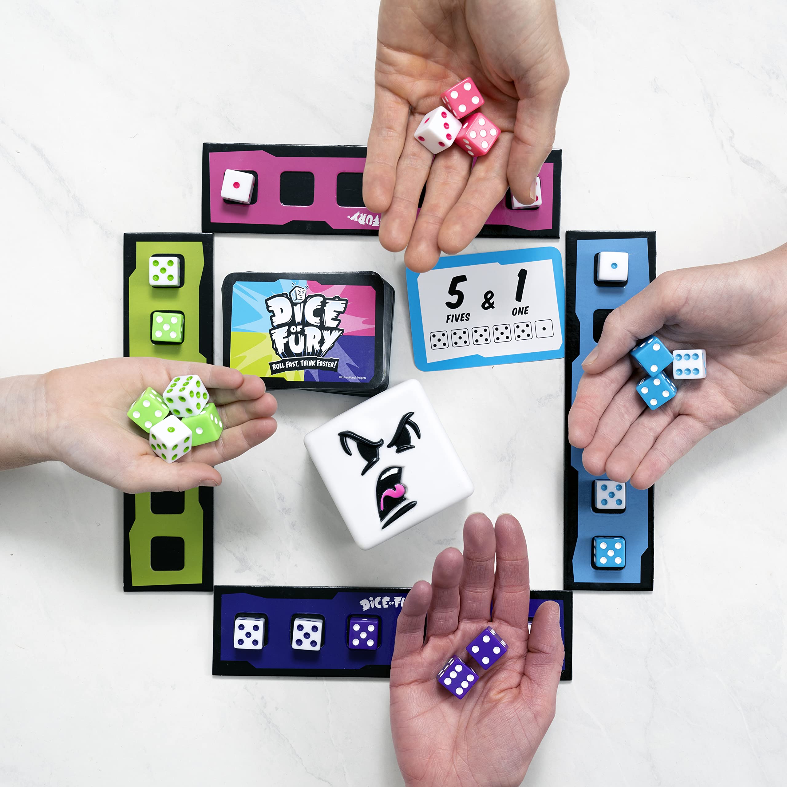 Foto 4 pulgar | Información Educativa Sobre El Juego De Dados Dice Of Fury Para Mayores De 7 Años - Venta Internacional.