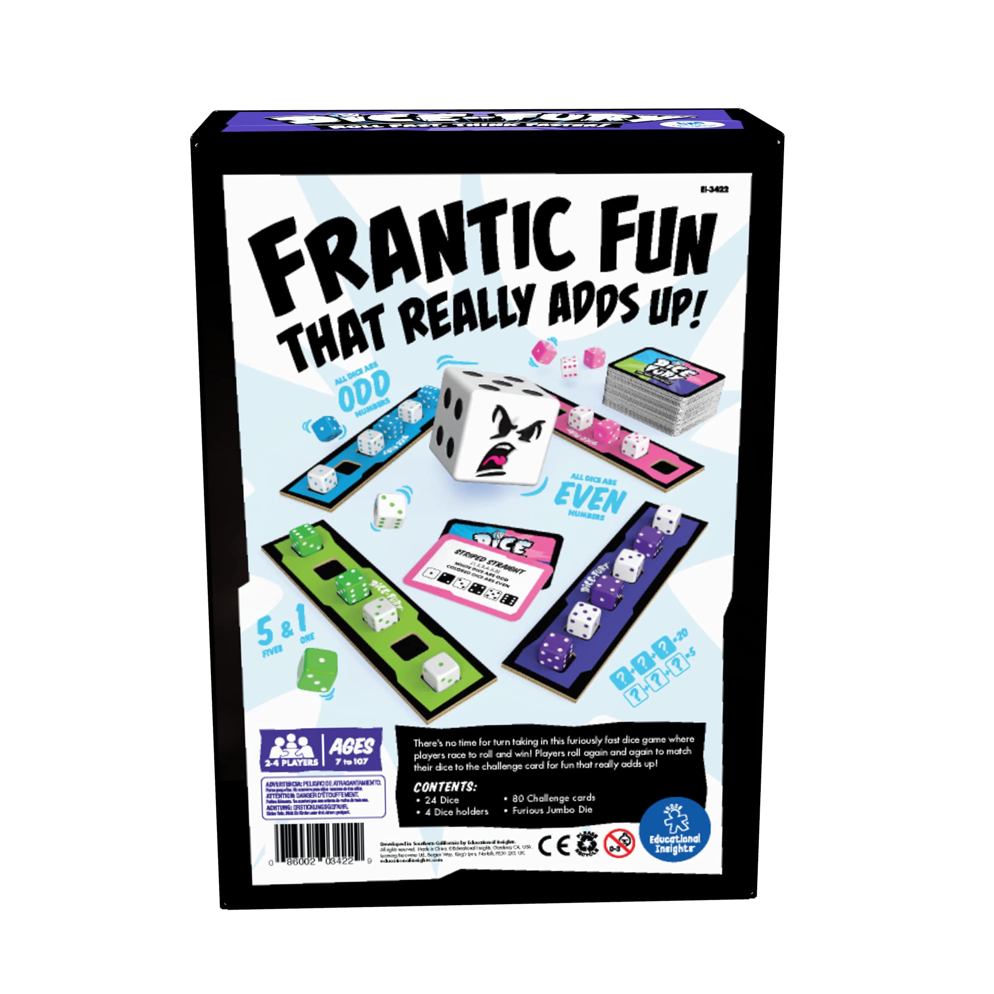 Foto 8 pulgar | Información Educativa Sobre El Juego De Dados Dice Of Fury Para Mayores De 7 Años - Venta Internacional.