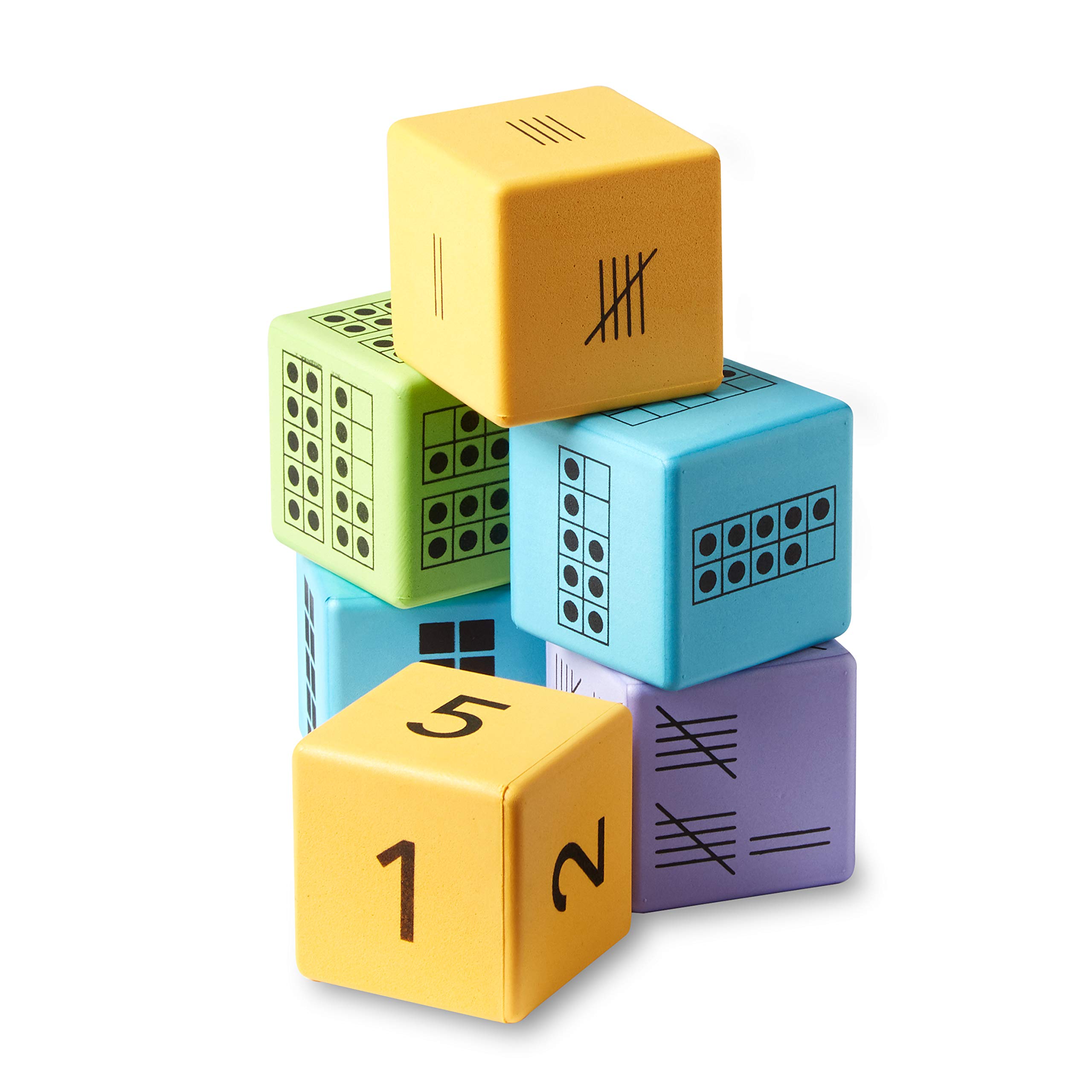 Foto 4 | Foam Dice Hand2mind - Representación Múltiple Para El Aula - Venta Internacional.