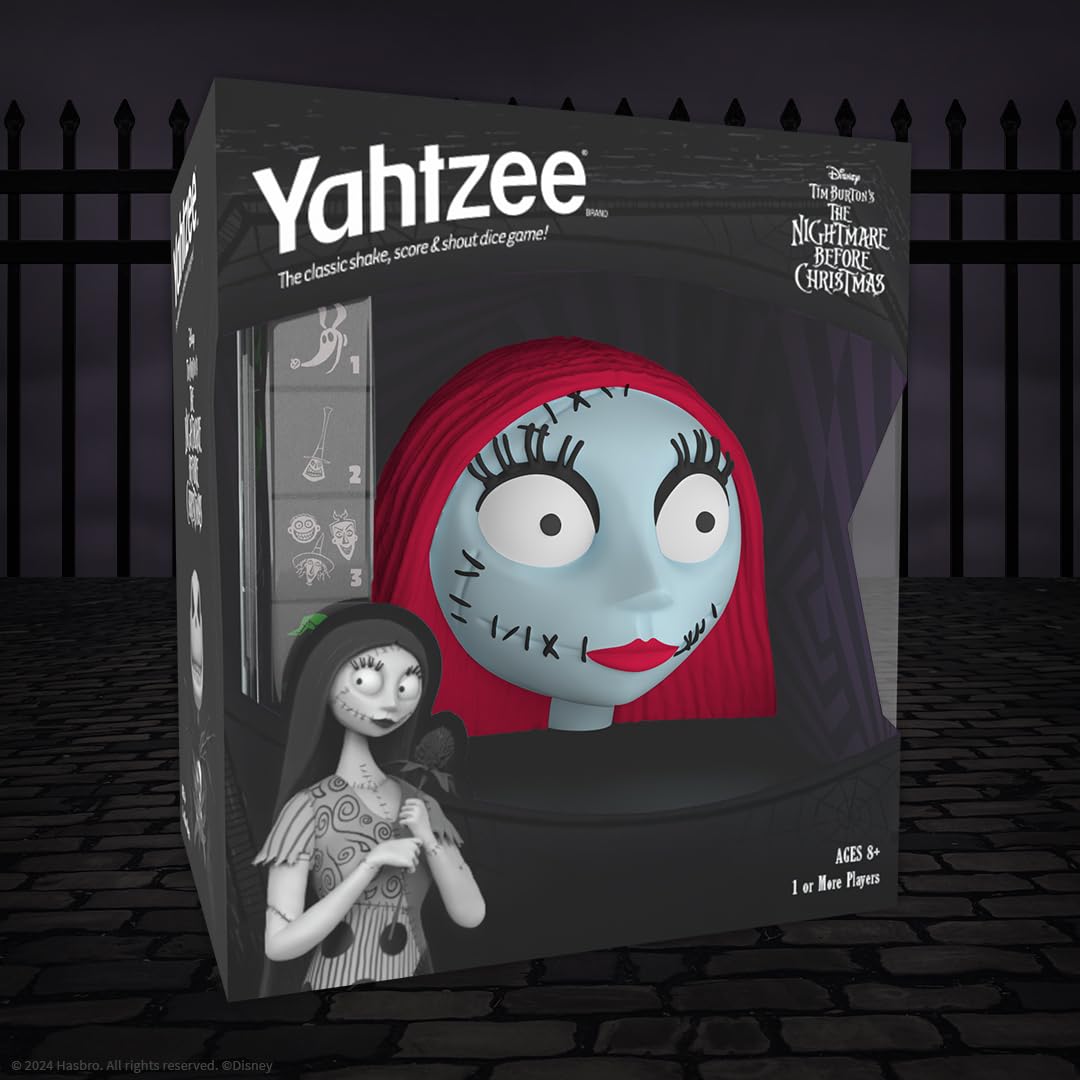 Foto 3 pulgar | Juego de Dados Usaopoly Yahtzee Nightmare Before Christmas Sally - Venta Internacional