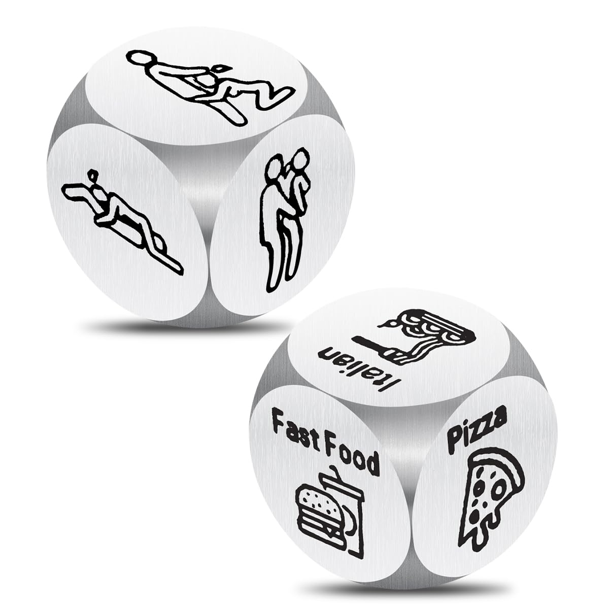 Set De Dados Anniversary Steel Para Regalos Del Undécimo Aniversario - Venta Internacional.
