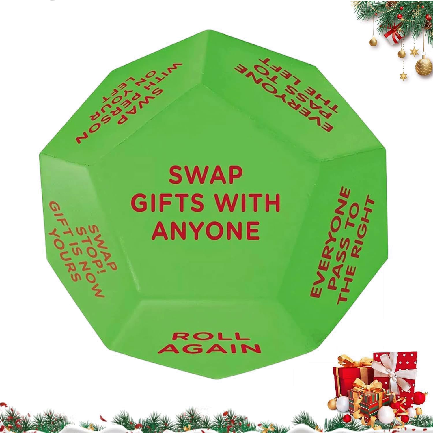 Foto 2 pulgar | Juego De Dados: Intercambio De Regalos De Papá Noel Para La Fiesta De Navidad - Venta Internacional.