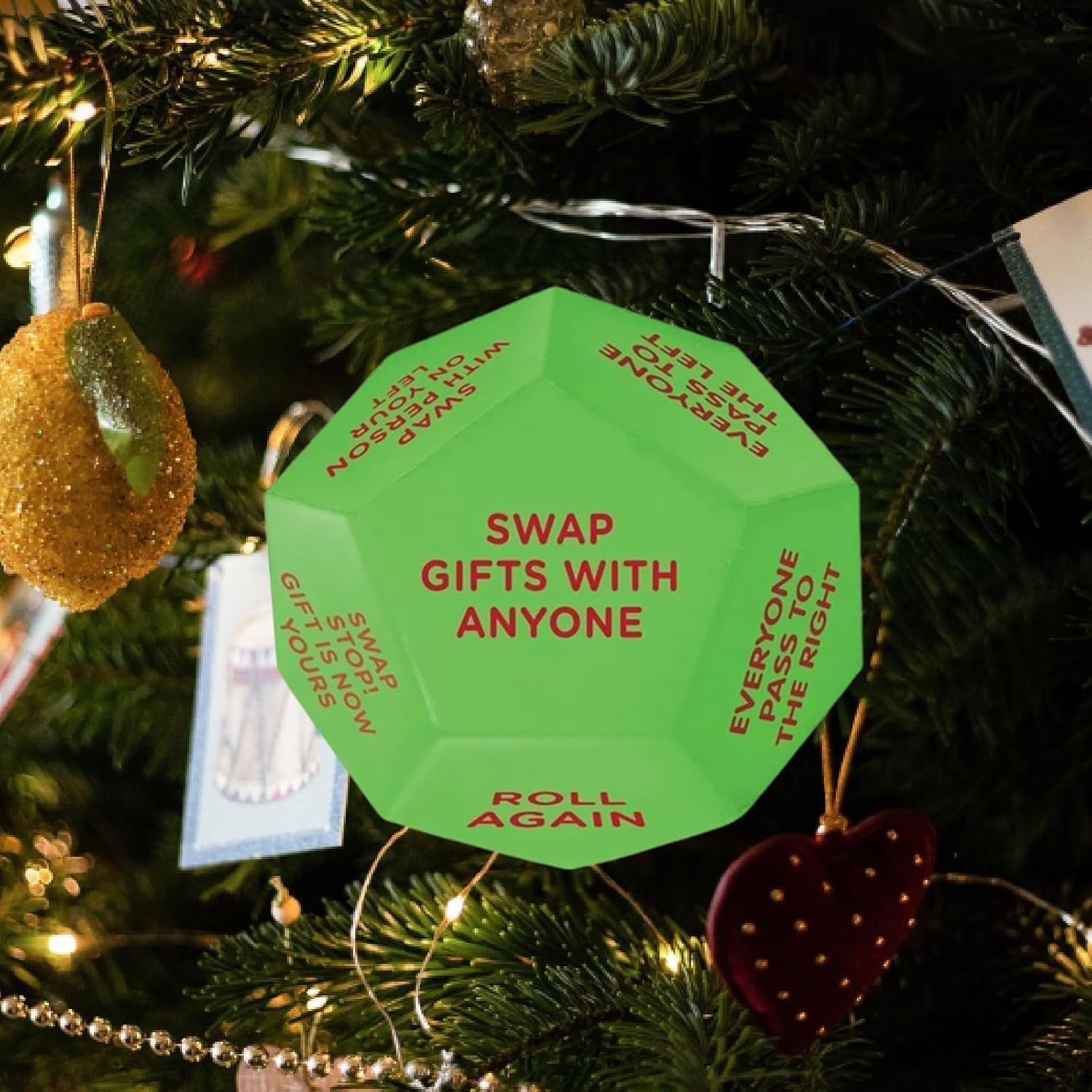 Foto 2 | Juego De Dados: Intercambio De Regalos De Papá Noel Para La Fiesta De Navidad - Venta Internacional.