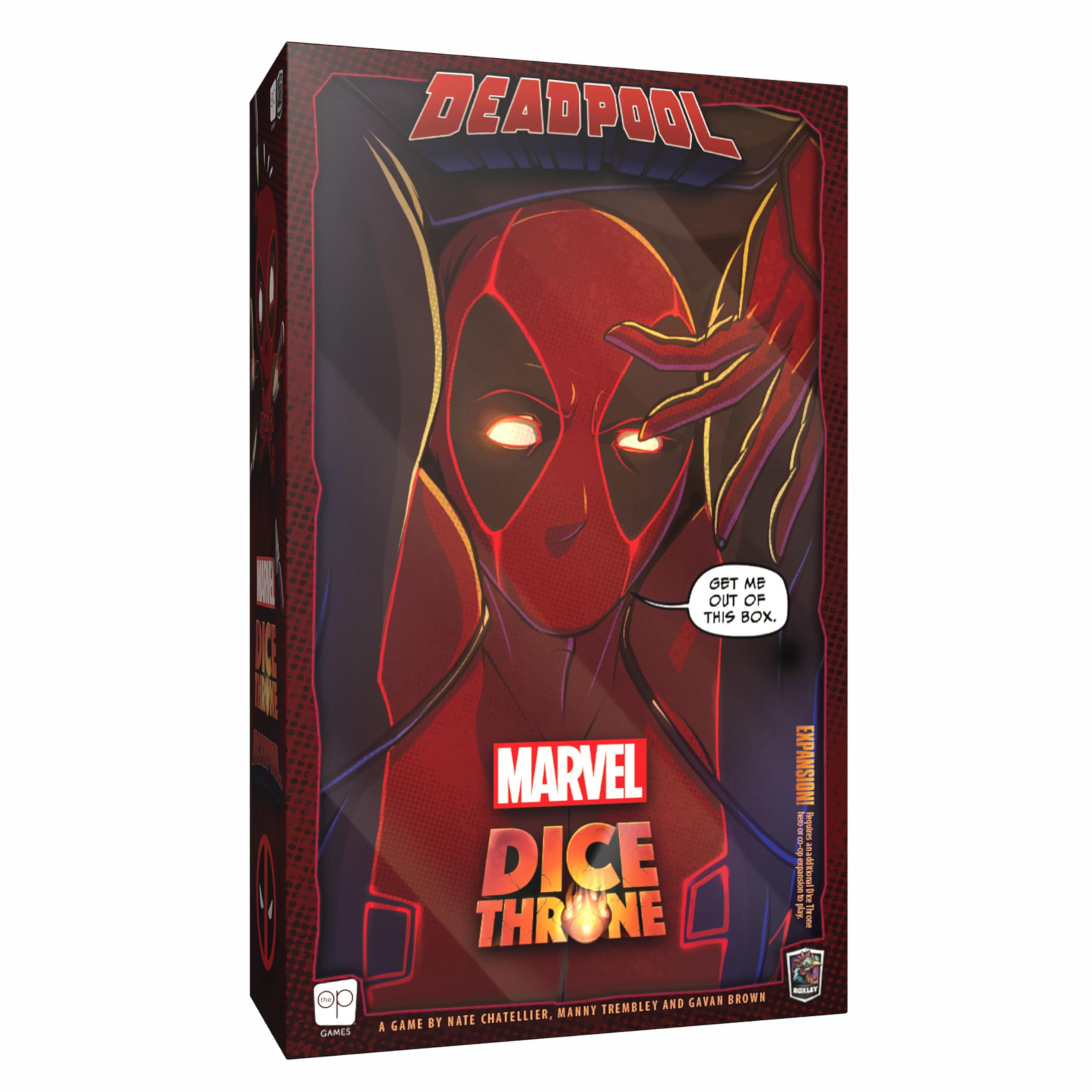 Foto 2 pulgar | Juego de Batalla Rodante Usaopoly Marvel Dice Throne Deadpool - Venta Internacional