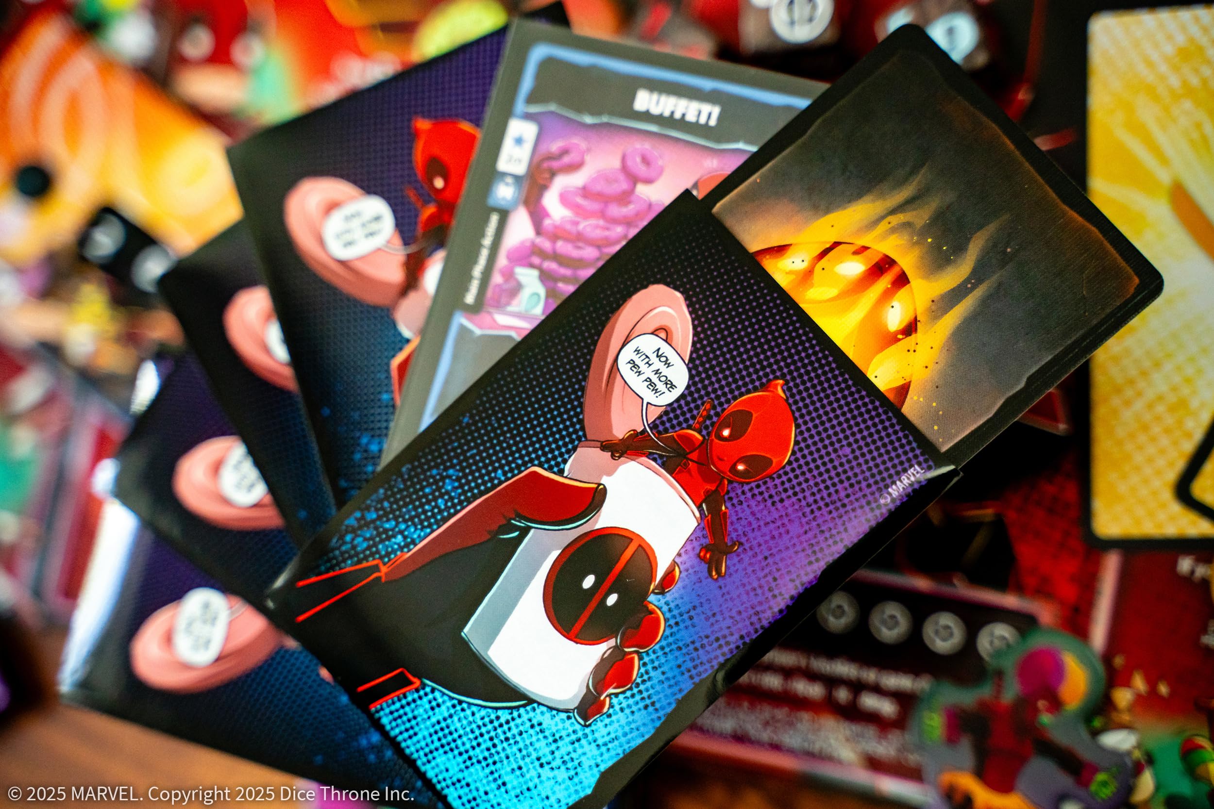 Foto 6 pulgar | Juego de Batalla Rodante Usaopoly Marvel Dice Throne Deadpool - Venta Internacional