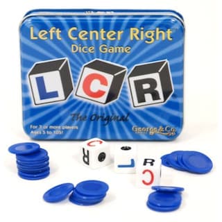 Foto 2 | Juego De Dados Lcr, Izquierda, Centro Derecha, Edición Original De 2010 - Venta Internacional.