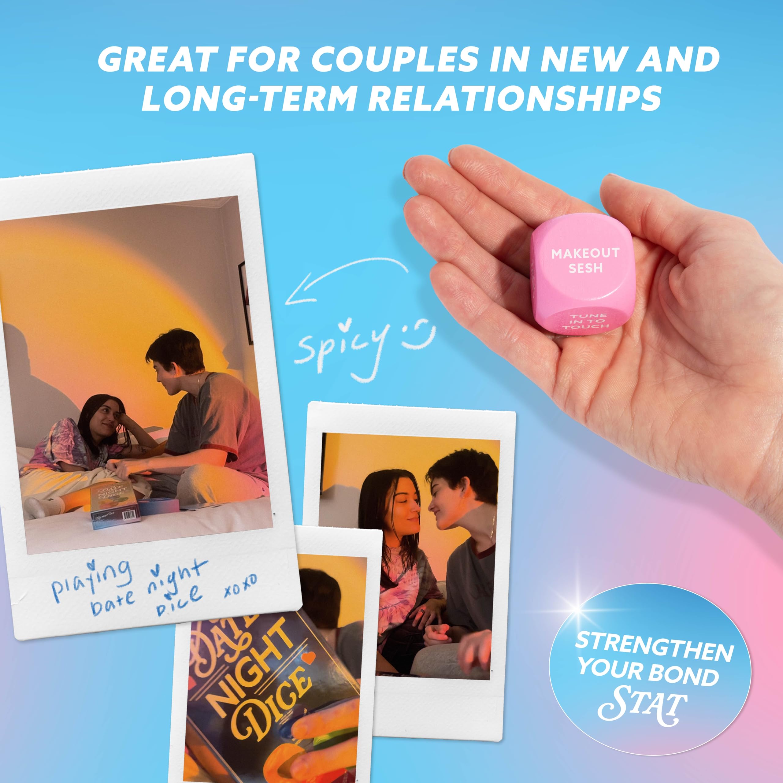 Foto 3 pulgar | Date Night Dice Let's Get Deep  De Relable Para Parejas - Venta Internacional.