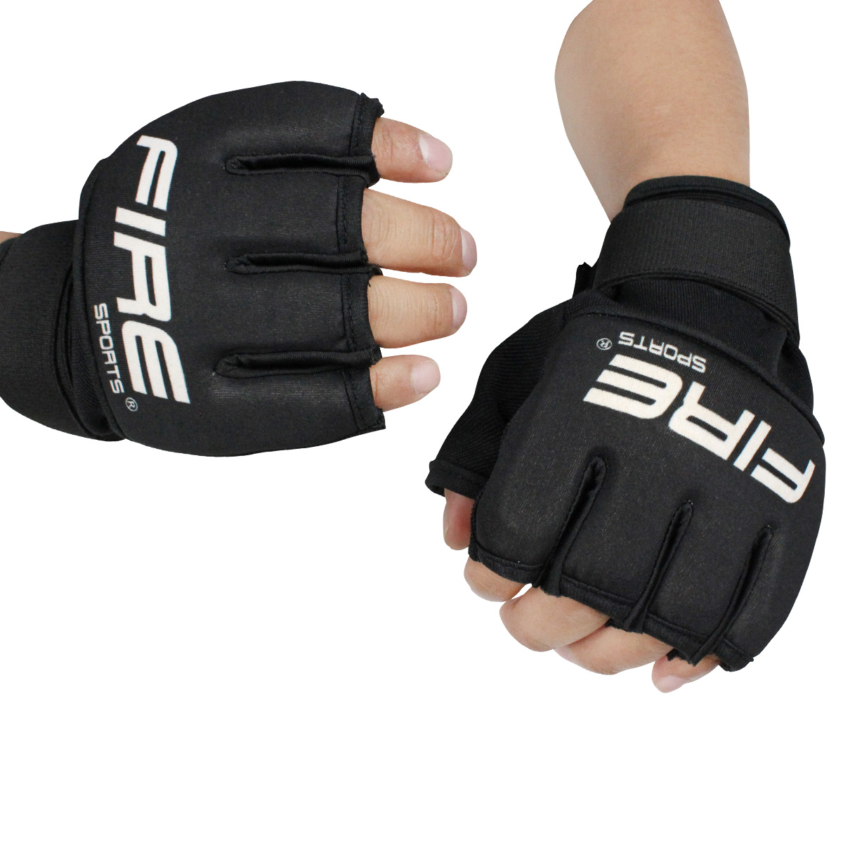 Foto 4 pulgar | Par Guantes de Gel Fire Sports Sustituto Vendaje Negro