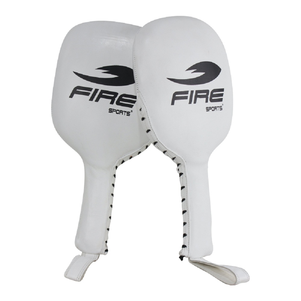 Foto 2 pulgar | Paletas Golpeo Box Fire Sports Piel Blanco