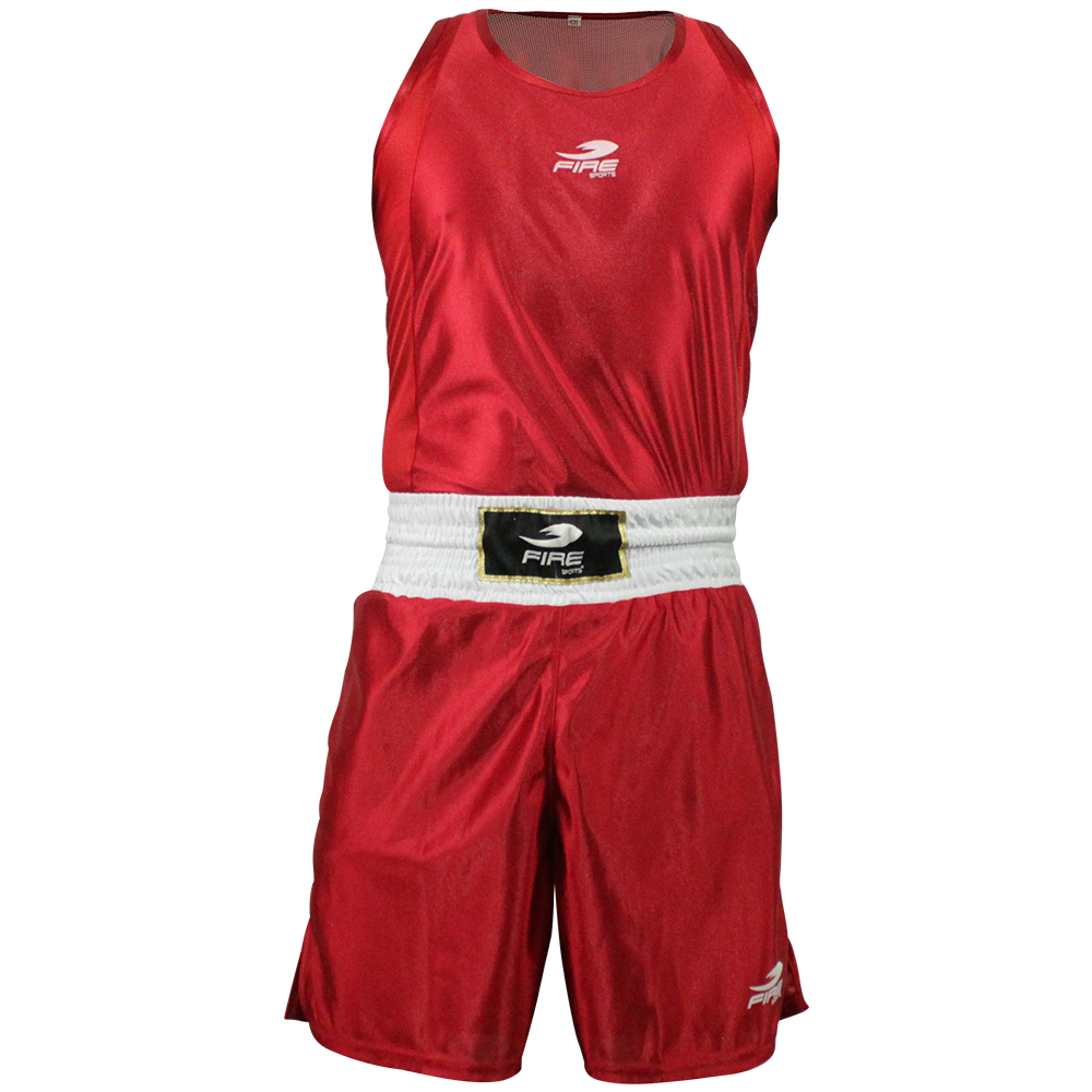 Foto 2 pulgar | Uniforme de Boxeo Varonil Fire Sports Olímpico Talla Extra Ch color Rojo