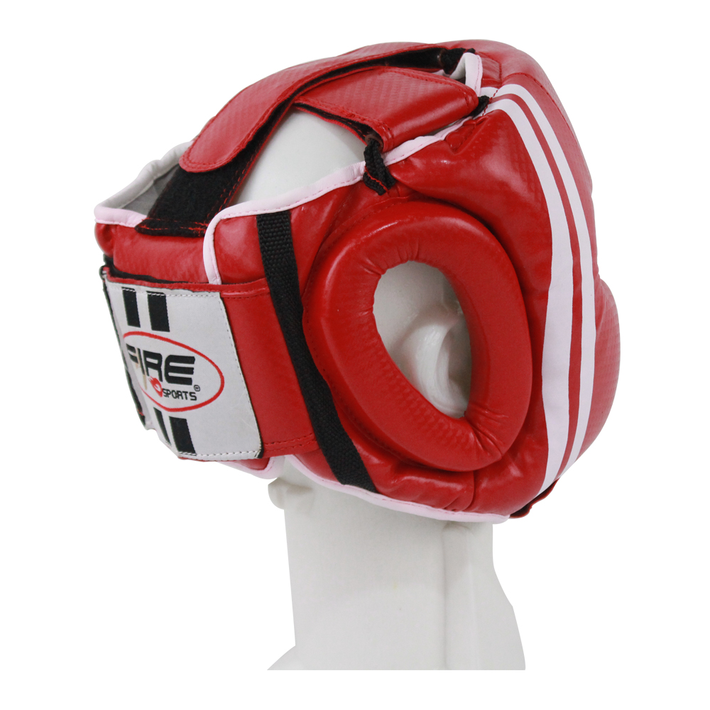 Foto 4 pulgar | Careta de Pómulos Fire Sports Pvc color Rojo Talla Chica Infantil