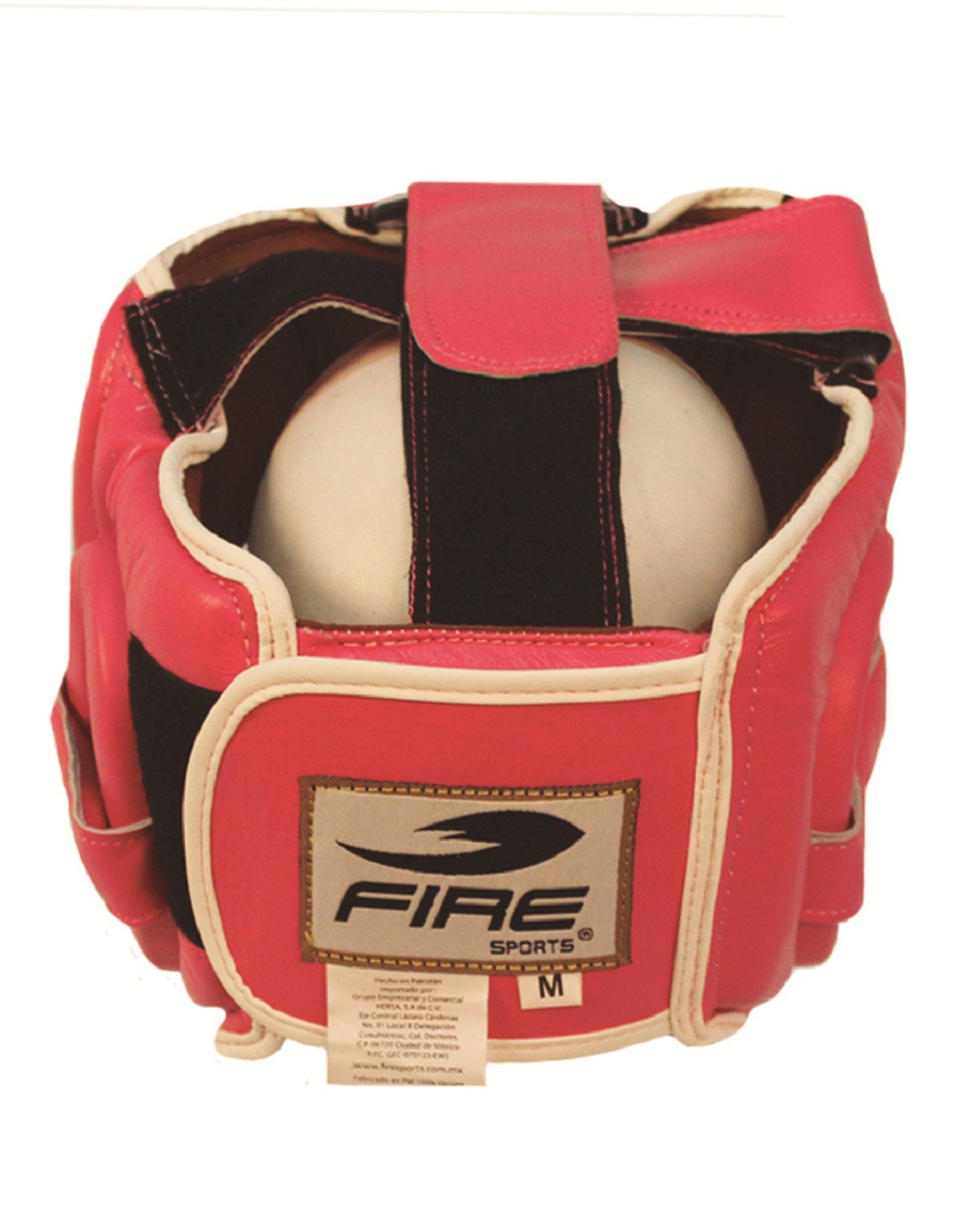 Foto 4 pulgar | Careta de Boxeo Fire Sports color Rosa de Piel Cubre Pómulos para Entrenamiento Talla Mediana