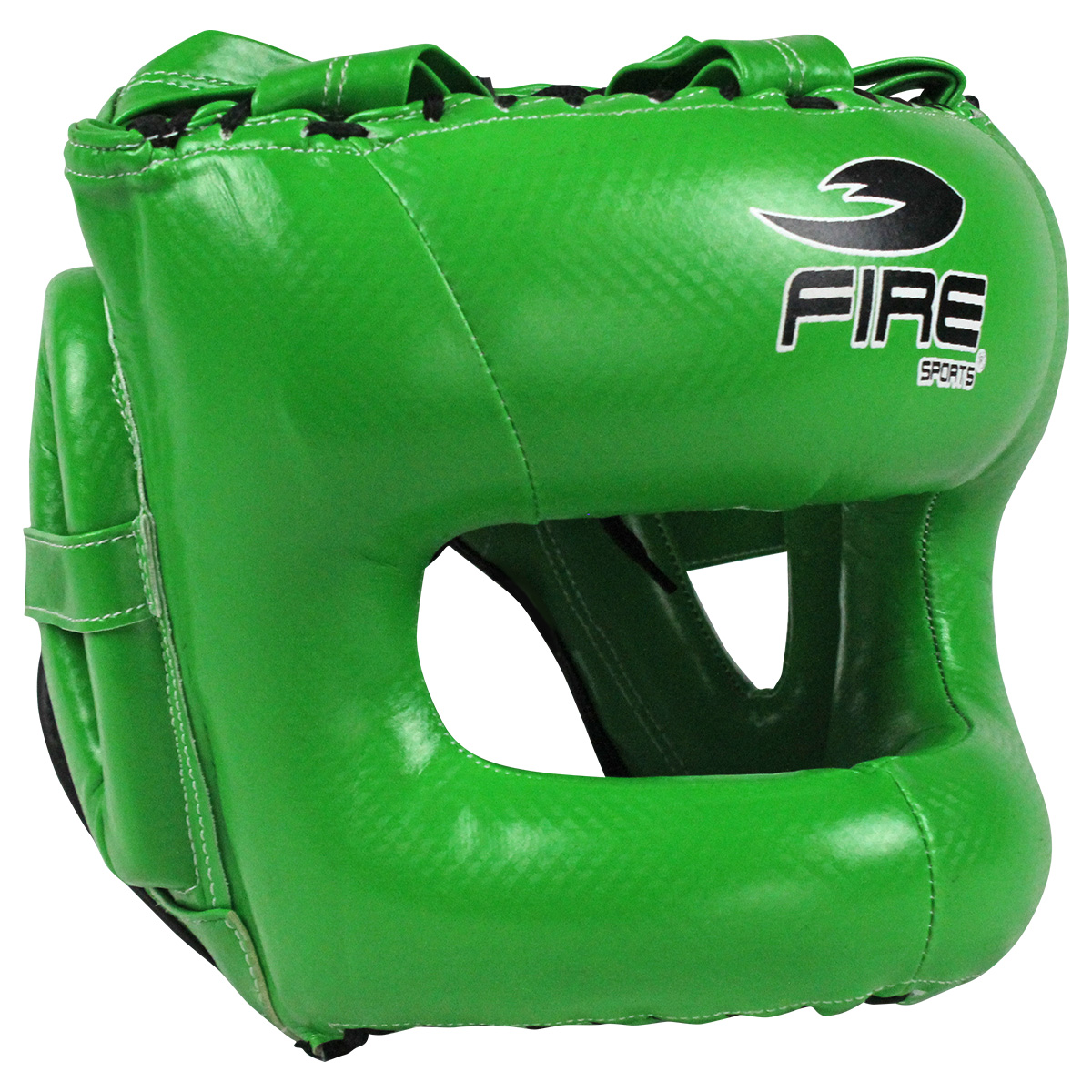 Foto 3 pulgar | Careta de Barra Fire Sports color Verde Talla Grande de Material Pvc