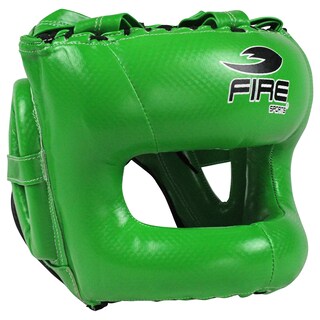 Foto 2 | Careta de Barra Fire Sports color Verde Talla Grande de Material Pvc