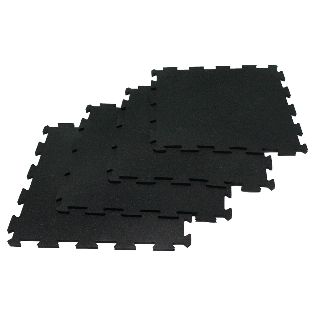 Foto 2 | Piso Caucho Tipo Puzzle/Rompecabezas 1cm Fire Sports para Gimnasio color Negro MT2