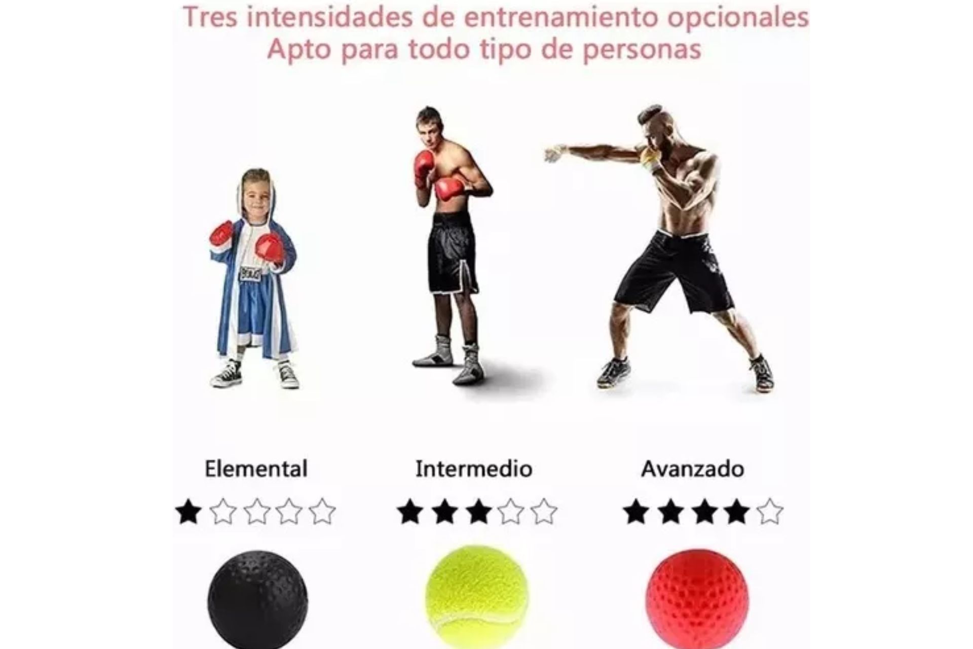 Foto 4 pulgar | Pelotas para Reacción Velocidad y Coordinación Boxeo Kevinbro