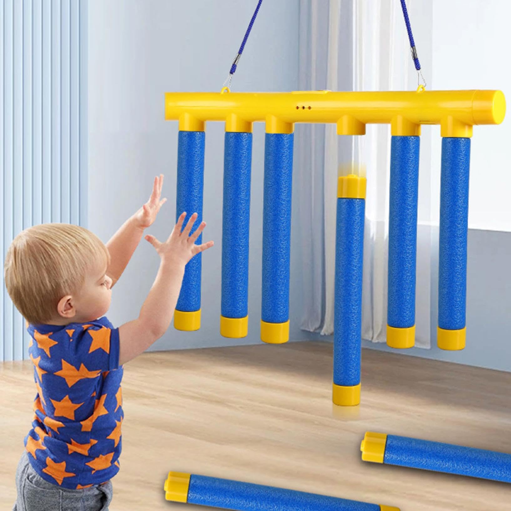 Foto 2 pulgar | Juego Reaction Training Toy Catching Sticks Game Blue Upgrade 2025 - Venta Internacional.