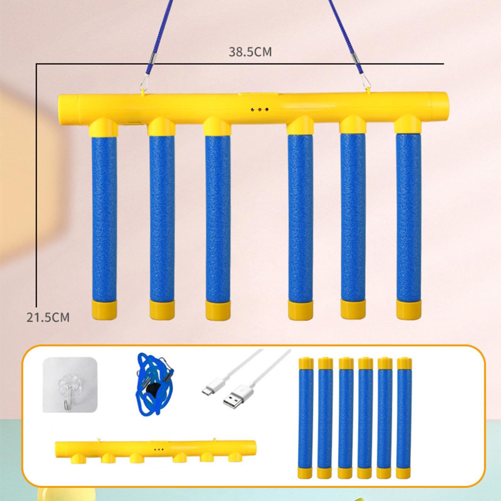 Foto 5 pulgar | Juego Reaction Training Toy Catching Sticks Game Blue Upgrade 2025 - Venta Internacional.