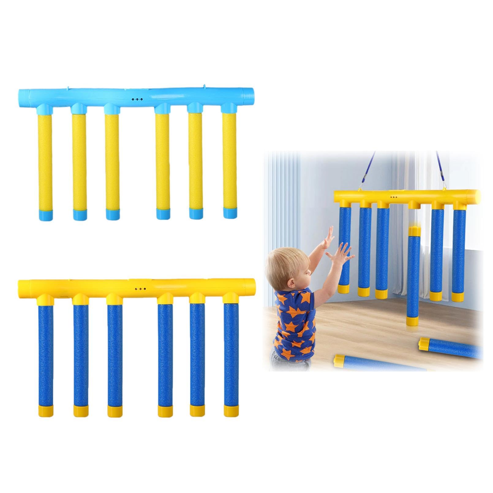 Foto 6 pulgar | Juego Reaction Training Toy Catching Sticks Game Blue Upgrade 2025 - Venta Internacional.