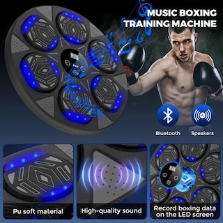 Foto 2 | Máquina De Boxeo Lab.G Música Equipo De Box Electrónico Con Guante Negro