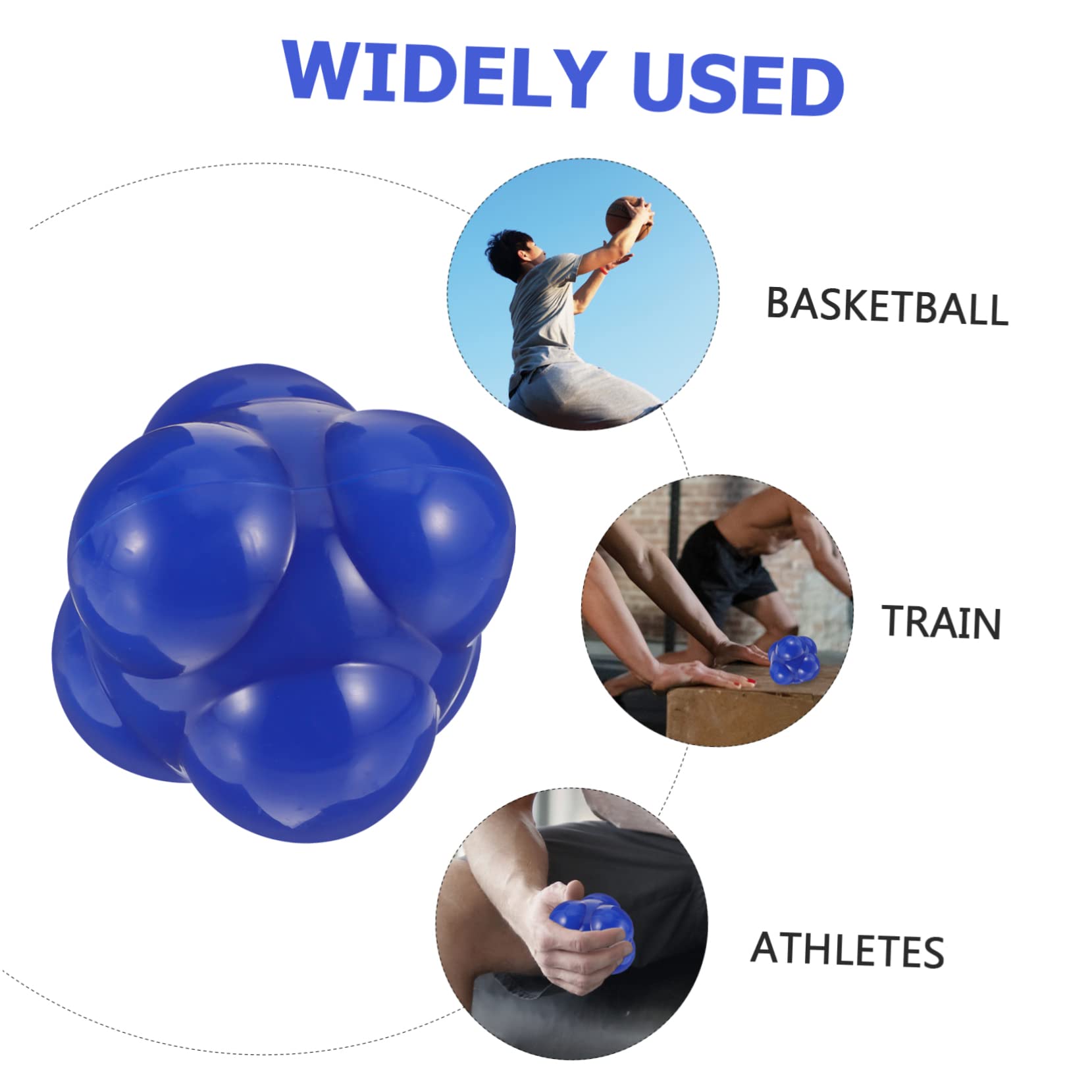 Foto 4 pulgar | Balón De Entrenamiento Feltechelectr Goalkeeper Reaction Blue Silicone - Venta Internacional.