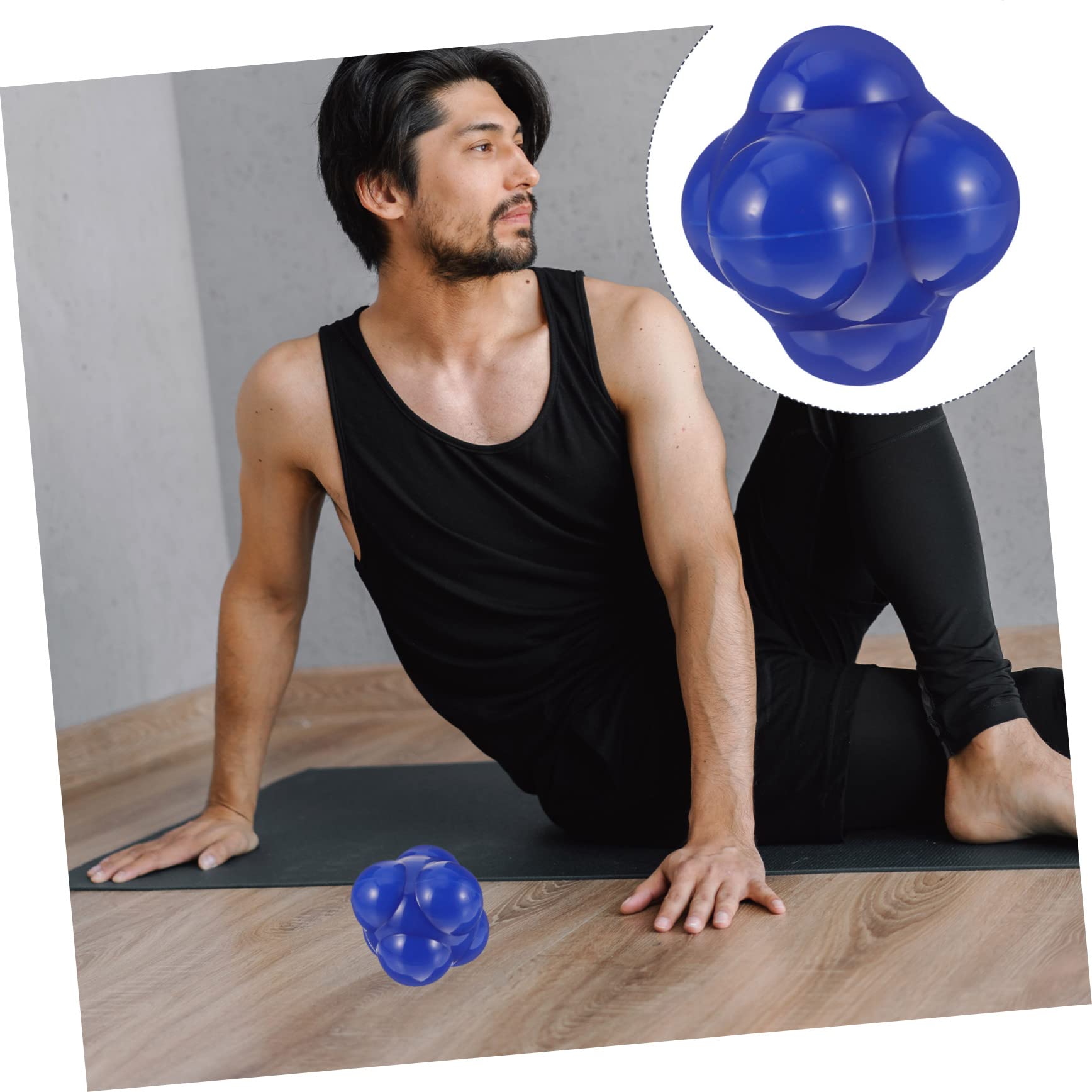 Foto 5 pulgar | Balón De Entrenamiento Feltechelectr Goalkeeper Reaction Blue Silicone - Venta Internacional.