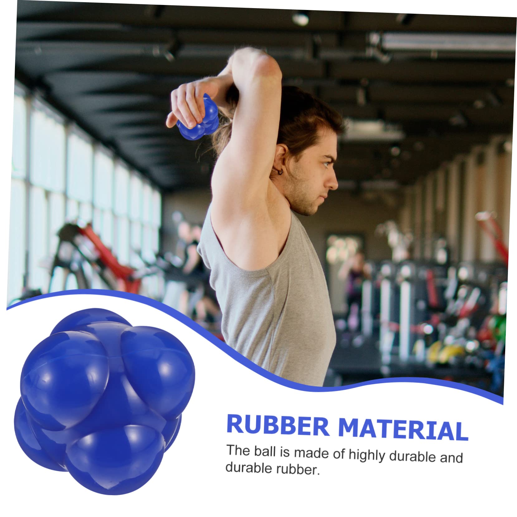 Foto 6 pulgar | Balón De Entrenamiento Feltechelectr Goalkeeper Reaction Blue Silicone - Venta Internacional.