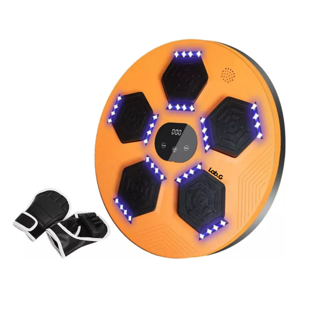 Foto 2 | Máquina Tablero Boxeo Musical Grande Multimodos Lab.g  Negro Naranja