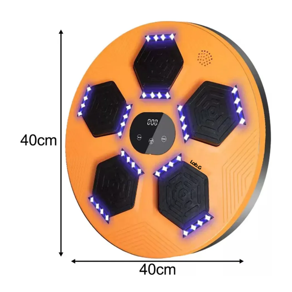 Foto 5 | Máquina Tablero Boxeo Musical Grande Multimodos Lab.g  Negro Naranja