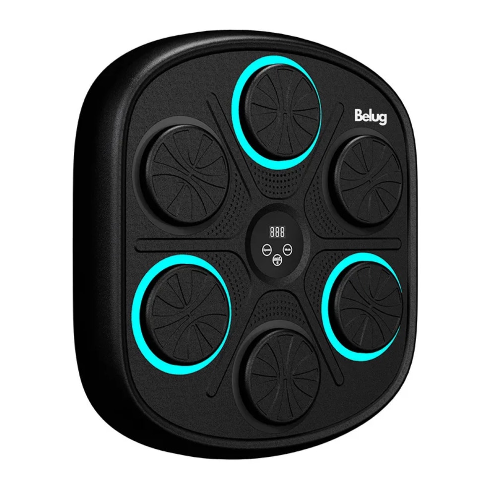 Máquina Música Electrónica Boxeo Entrenamiento Con Bluetooth Belug Negro