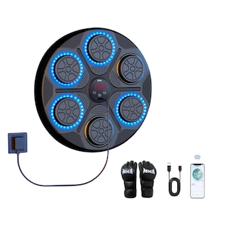 Foto 1 | Máquina De Boxeo Belug Karate Musical Bluetooth Inteligente Negro