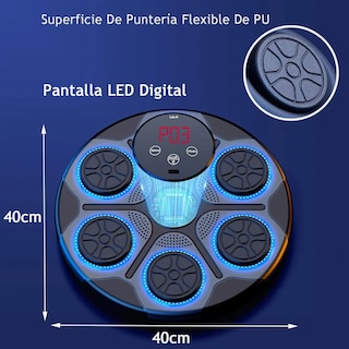 Foto 5 | Máquina De Boxeo Lab.g Karate Musical Bluetooth Inteligente Negro